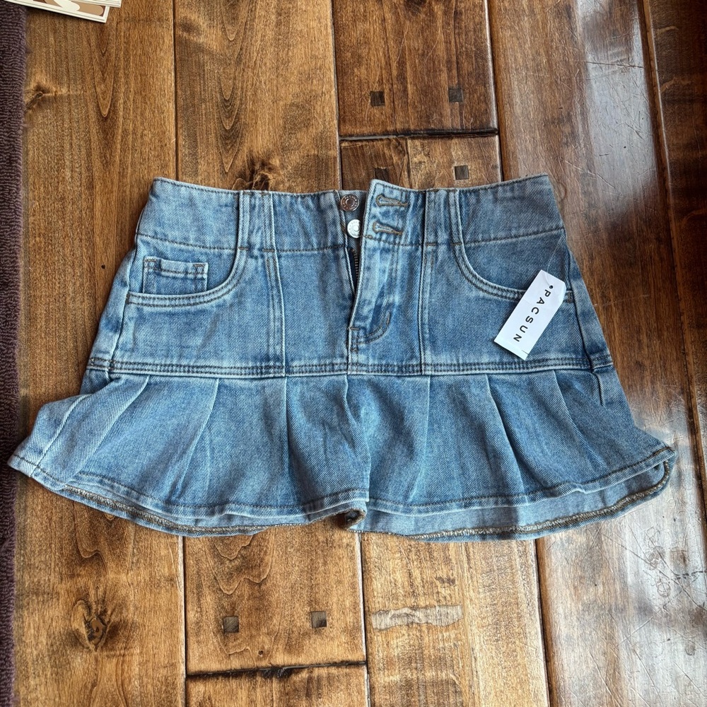 NWT PacSun Denim Mini Skirt